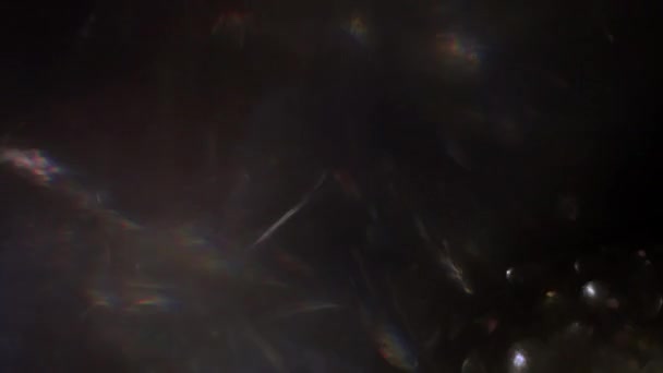 Wielokolorowe Neon Cyberpunk marzycielski błyszczące tle. — Wideo stockowe