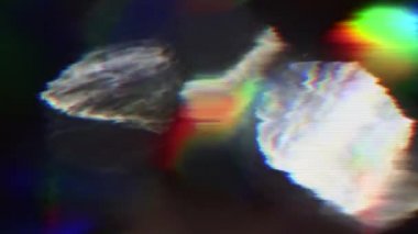Soyut bokeh cyberpunk lüks holografik arka plan. 
