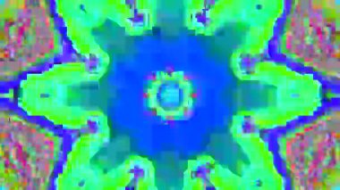 Mandala dinamik büyülü moda holografik arka plan.