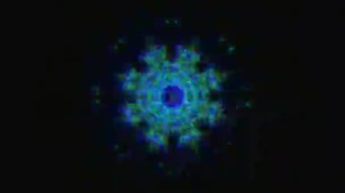 Çok renkli neon büyülü trendy glitch arka plan. 