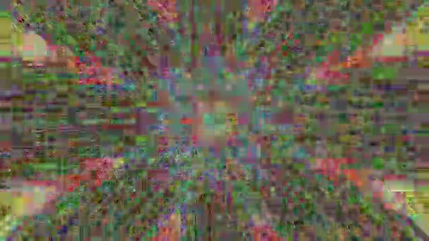 Multi-coloré géométrique futuriste fond scintillant rêveur . 