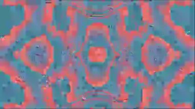 Benzersiz çok renkli hata psychedelic canlı neon parçacıkları. 