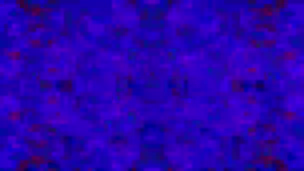 催眠万華鏡、未来的なサイケデリック虹色の背景. — ストック動画