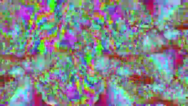 Змішана палітра динамічний кіберпанк розкішний блискучий фон . — стокове відео