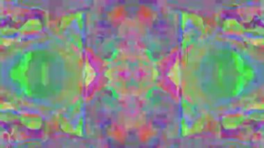 Çok renkli geometrik fütüristik rüya gibi yanardöner arka plan.