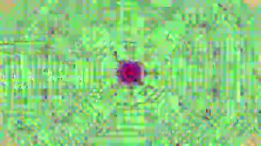 Soyut vintage nostaljik psychedelic ışıltılı arka plan. 