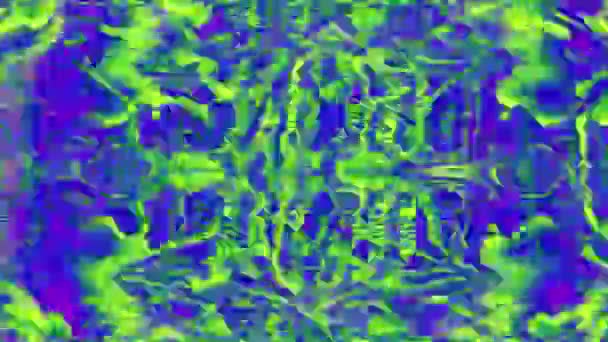 Калейдоскопічна кислота динамічний кіберпанк мрійливий блискучий фон . — стокове відео