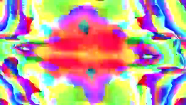 Змішана палітра динамічний кіберпанк модний голографічний фон . — стокове відео