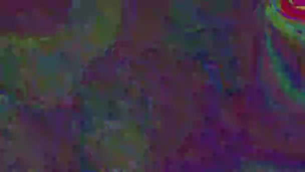 バリカラーガソリン色のヴィンテージサイバーパンクファッションホログラフィック背景. — ストック動画
