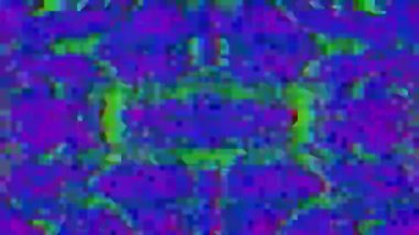 Glittering hasar futuristik çok renkli gürültülü kombinasyon. 