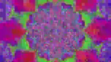 Gerçek geometrik bilimkurgu trendy holografik arka plan.