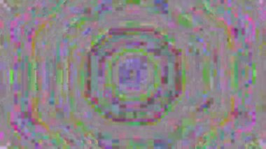 Soyut vintage cyberpunk psychedelic ışıltılı arka plan. 