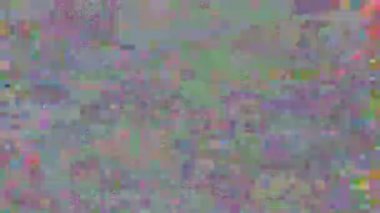 Soyut psychedelic Neon Sci-Fi holografik arka plan. 