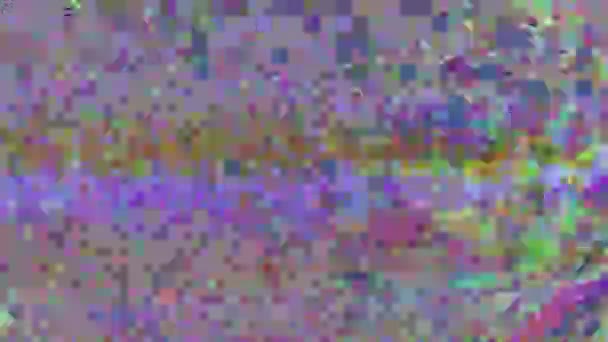 Яскравий елегантний неоновий футуристичний голографічний фон . — стокове відео