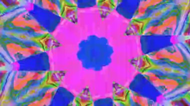 Dinamik cyberpunk psychedelic yanardöner arka plan dönüştürme. 