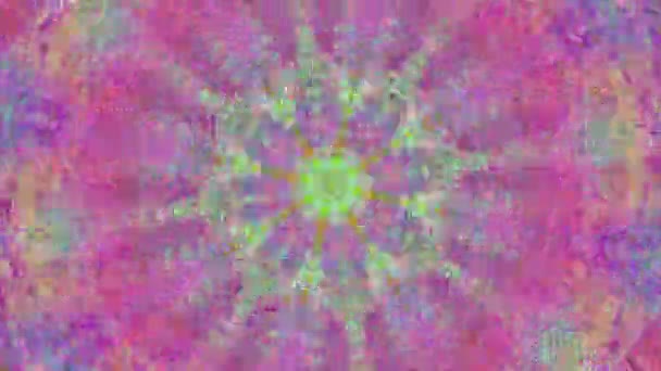 Гіпнотичний орнаментальний футуристичний модний голографічний візерунок фону . — стокове відео