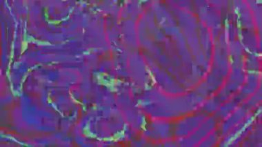 Gündelik veri hatası geometrik bilimkurgu rave arka plan.