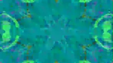 Geometrik nostaljik psychedelic yanardöner desen arka plan dönüştürme. 