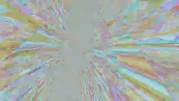 抽象的なヴィンテージ絶賛サイバーパンクファッションホログラフィックの背景. — ストック動画