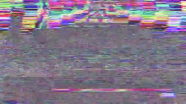 Soyut hata verisi neon bilim kurgu parıldayan arkaplan. 