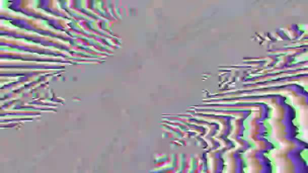 Casual Neon cyberpunk dromerige glinsterende achtergrond. — Stockvideo