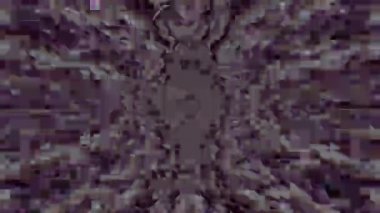 Casual veri hatası neon nostaljik rave arka plan. 