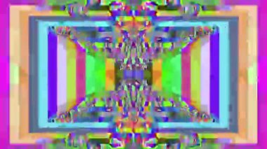 Doymuş hata verileri geometrik nostaljik 90'lar arka plan.