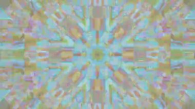 Renkli geometrik nostaljik rüya gibi parıldayan desen arka plan. 