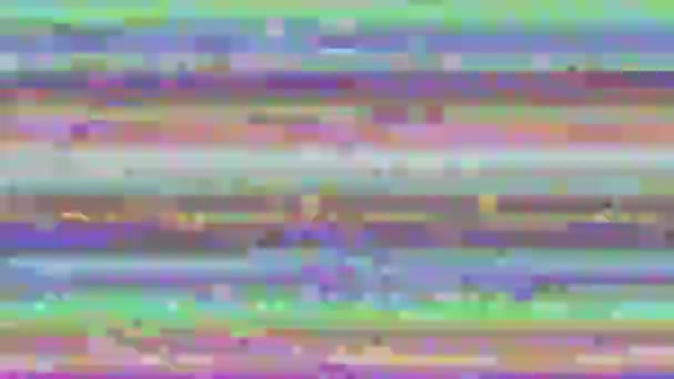 Multi-colore vintage nostalgico sognante iridescente particella sfondo . — Video Stock