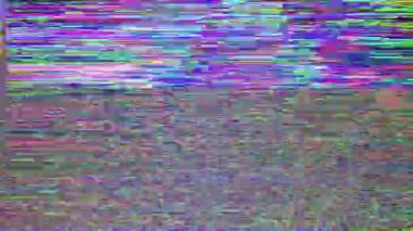 Soyut kötü tv etkisi, geometrik cyberpunk lüks holografik arka plan. 