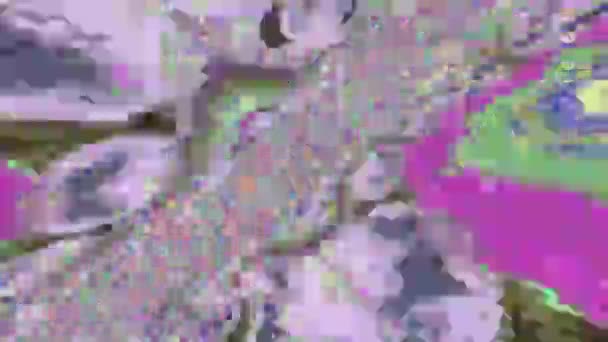 Transformer géométrique futuriste fond motif irisé de luxe . 