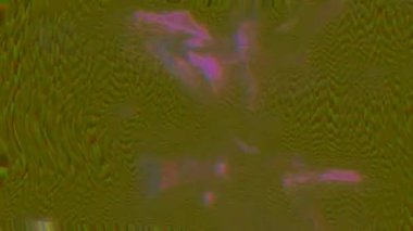 Hipnotize Glitch taklit ışık yanardöner arka plan sızıntıları. Vhs etkisi.