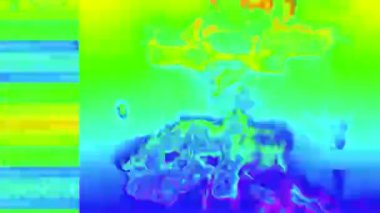 Charming Bilgisayar hata etkisi ışık sızıntısı parıldayan arka plan. Kesintisiz çekim. 