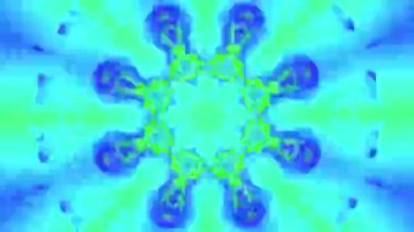 Charming Bilgisayar hata etkisi ışık dönüşümleri yanardöner arka plan. Döngülü animasyon. 