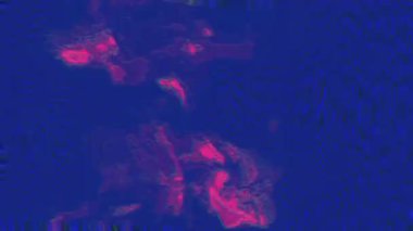 Charming Bilgisayar hata etkisi ışık dönüşümleri pırıl pırıl arka plan. Döngüye tabi görüntüler.