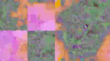 Büyüleyici soyut desen, parlama ışıltılı arka plan. Glitch etkisi. 