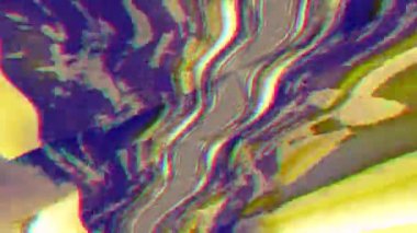 Spellbinding Bad tv taklidi ışık holografik arka plan dönüşümleri. Kesintisiz çekim. 