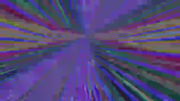 Envoûtant mauvais effet de voyage transformations lumineuses arrière-plan scintillant. Images sans couture . 