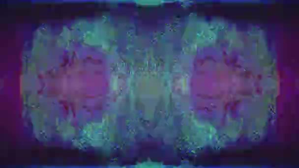 Spellbinding pattern light leak glittering background. Looped animation. — Stock Video