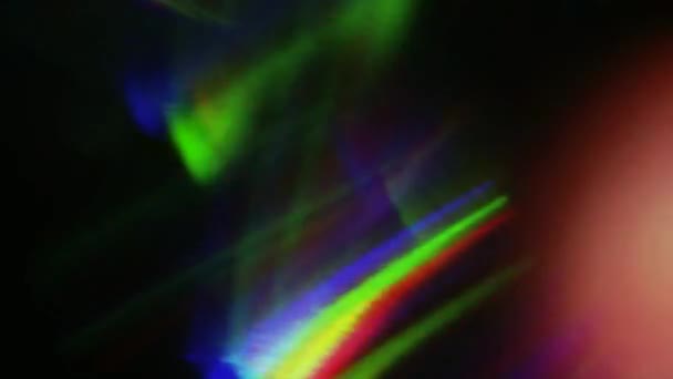 Charmante Muster Licht Leck glitzernden Hintergrund. — Stockvideo