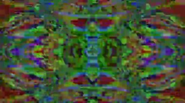 Renkli desen parlama yanardöner arka plan. Döngülü animasyon.