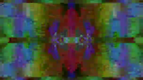Abstrakt mönster flare holografisk bakgrund. Loopad animering. — Stockvideo