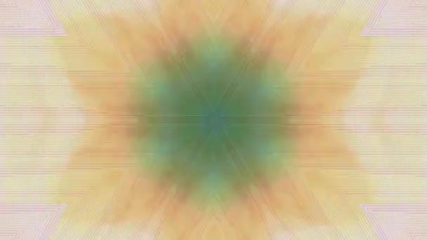 Hypnotizing minta fény transzformációk csillogó háttér. Végtelenített animáció. — Stock videók