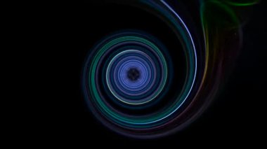 Hipnotize ışık sızıntısı yanardöner arka plan. Döngüye tabi görüntüler.