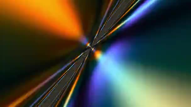 Multicolore glitch imitation lumière transformations fond irisé. Animation en boucle . 