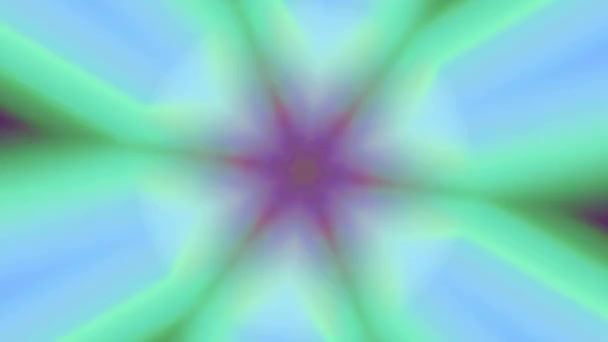 Charmante Kaleidoskop Imitation Licht Leck schimmernden Hintergrund. — Stockvideo