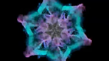 Soyut kötü tv taklidi parlama holografik arka plan. Kesintisiz çekim.