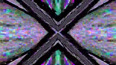 Cyberpunk kötü yolculuk etkisi kristal yansımaları parıldayan arka plan. 