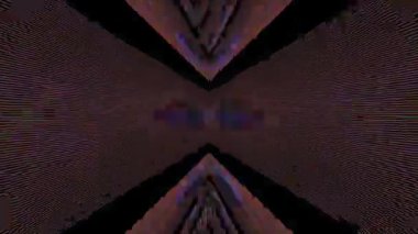 Büyüleyici kötü yolculuk etkisi kristal yansımaları yanardöner arka plan. 