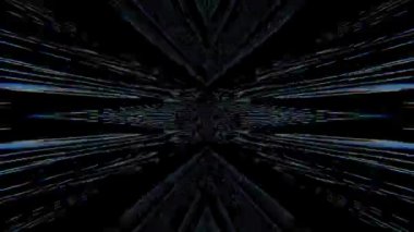 Cyberpunk bozuk kristal yansımaları yanardöner arka plan.